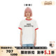 IMMI 女士复古LOGO烫钻T恤 300124