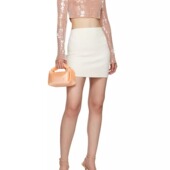 Alexander 301596 女士字母提花半身裙银泰百货精品 Wang 春夏款