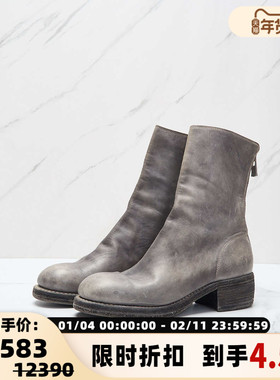 【断码】GUIDI 春夏潮流都市788z女士粗跟切尔西短靴301596