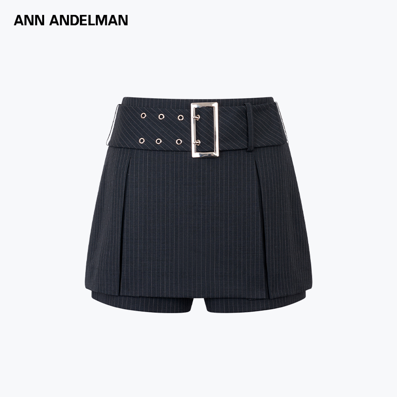 ANN ANDELMAN  2025春夏女士条纹短西装裙裤银泰百货精品 301286