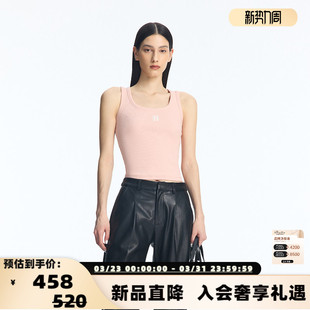 BACK 背心休闲百搭简约 春夏短款 坑条纹女款 301363 无袖 CALLED