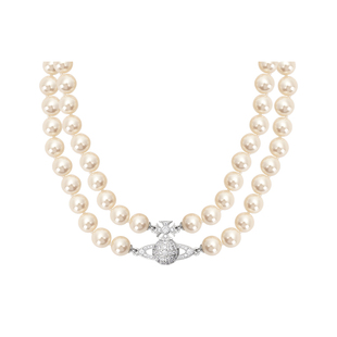 Vivienne Westwood/西太后 女士双层珍珠颈链项链银泰百货 300217