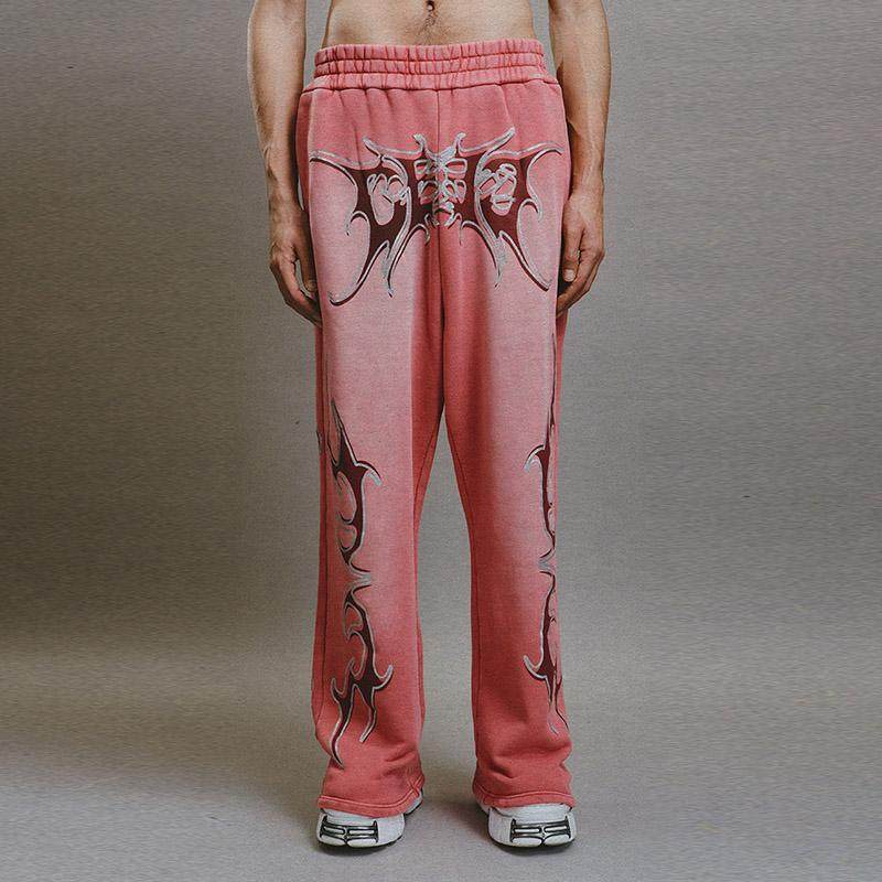 CEECLA火焰喇叭休闲裤