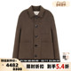 AMI 301574 深棕色羊毛外套上衣银泰百货精品 PARIS 秋冬男士