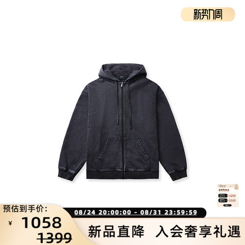 VETEMENTS26春夏新款数码印花水洗男女卫衣开衫 银泰百货 301446