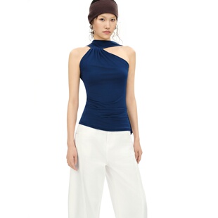 女士Marlo斜肩T恤上衣银泰百货 春夏新款 301594 Kaka Maca