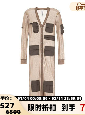 ACNE STUDIOS 秋冬女士时髦开衫长袖衬衫裙银泰百货精品301574