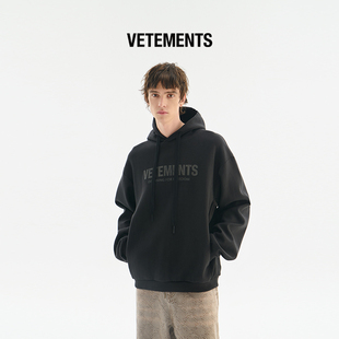 VETEMENTS  秋冬男女轻水洗发泡工艺连帽卫衣银泰百货 301446