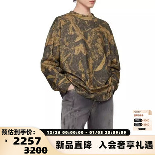 STUDIOS 圆领T恤银泰百货精品 秋冬新款 迷彩长袖 301574 男士 ACNE