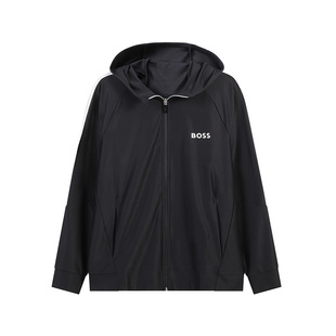 条纹连帽卫衣银泰 Hugo 速干面料经典 男士 300095 Boss雨果博斯