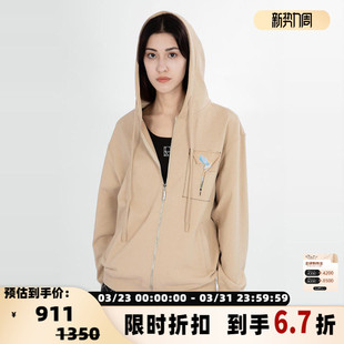 连帽卫衣银泰百货精品 女士棉质破口袋长袖 301600 PEISKOS KAR