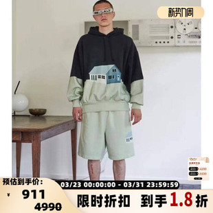 风景印花连帽卫衣银泰百货精品 男士 301596 春秋款 Undercover