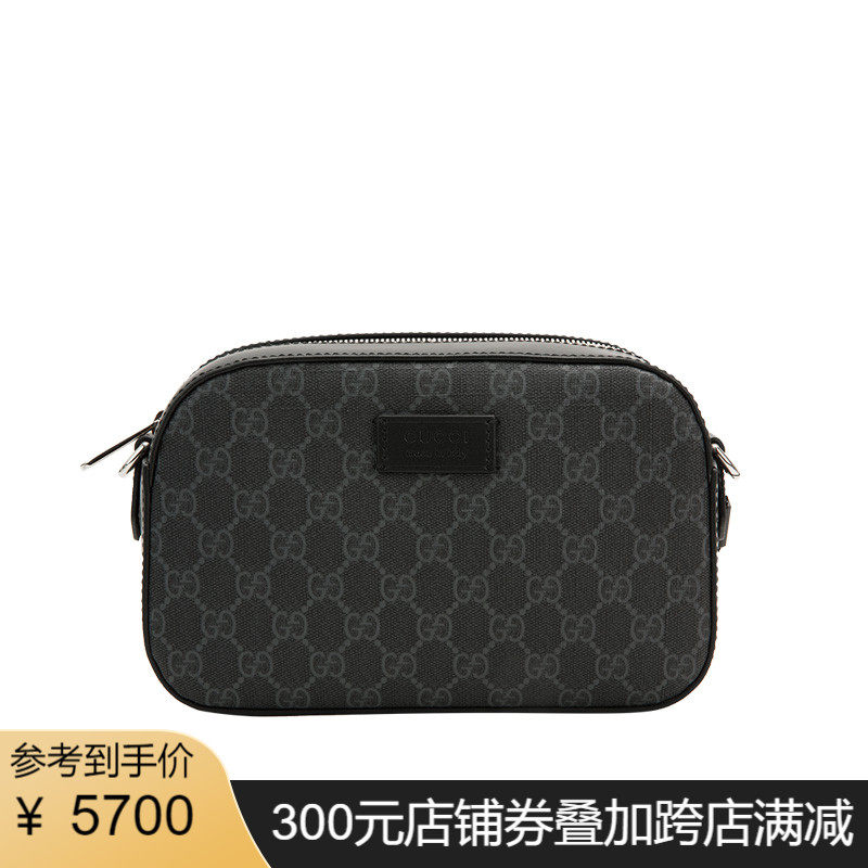 Gucci/古驰   男士暗G印花图案中号单肩斜挎包