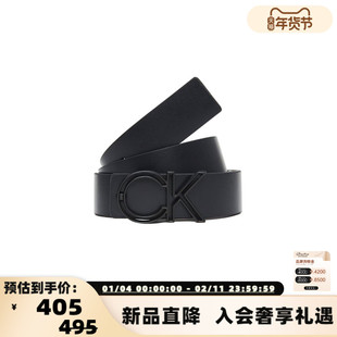 Calvin Klein/凯文克莱 CK男士时尚板扣皮带腰带银泰百货 301458