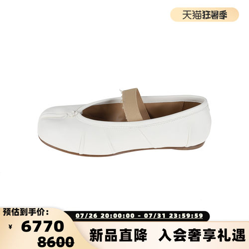 MM6女士分趾平底浅口单鞋