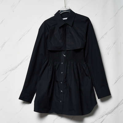 Alexander Wang25春夏女士真两件衬衣连衣裙银泰百货精品 301596