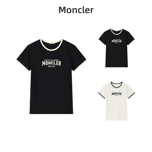 Moncler女士休闲圆领短袖T恤