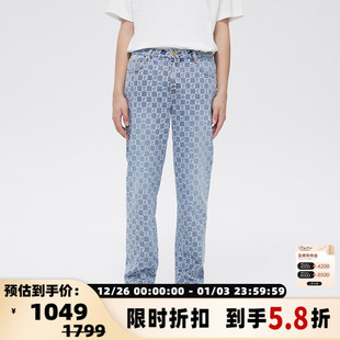 格子水洗复古休闲长裤 VETEMENTS 牛仔裤 男士 子301446 新款