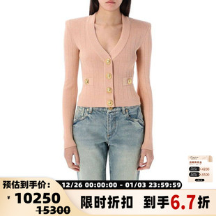 毛衣银泰百货 V领针织开衫 301574 春秋女士小香风修身 BALMAIN