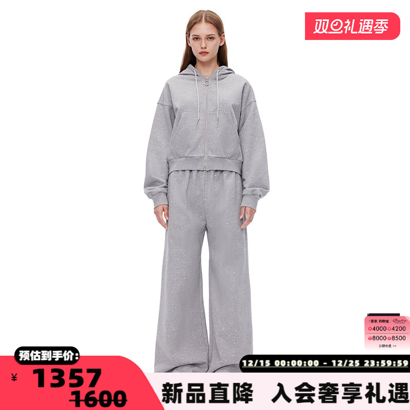 ANNANDELMAN烫钻卫裤