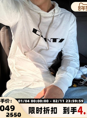 RICK OWENS 春夏款男士字母印花连帽上衣T恤银泰百货精品 301596