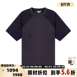 新款 夏季 男士 棉质休闲圆领短袖 301574 T恤银泰百货 ANDERSON