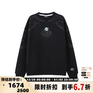 Boss雨果博斯 银泰百货 男士 圆领卫衣运动衫 300095 宽松版 Hugo