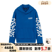 服饰 潮流时尚 男士 AMIRI 字母印花连帽长袖 卫衣银泰百货301574