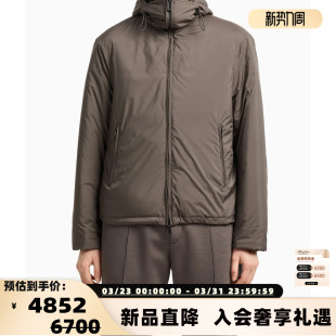 连帽夹棉外套羊毛绒里料夹克银泰百货 男士 301574 ARMANI EMPORIO