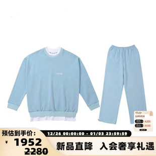 银泰 套装 女士假两件卫衣休闲裤 301601 Depaysement秋冬新款