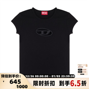 T恤上衣银泰百货 女士LOGO标印花圆领短袖 301574 春夏新款 DIESEL