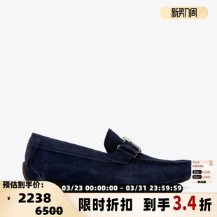 银泰百货 绒面休闲乐福鞋 301604 男士 FERRAGAMO菲拉格慕