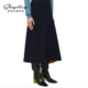 301596 潮流都市女士通勤优雅双面中长裙银泰百货 JIL SANDER