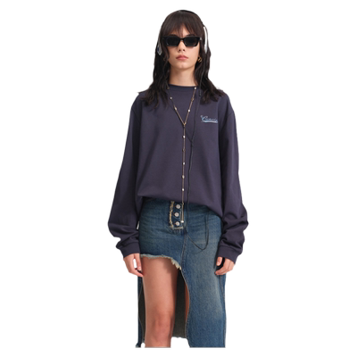 concise-white/简白长袖T恤