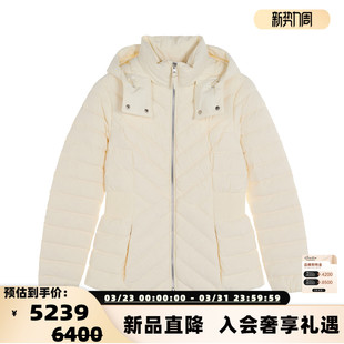 气质羽绒服银泰百货 绗缝修身 301574 女士连帽拉链修身 MACKAGE