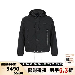 Armani 短款 阿玛尼 连帽薄款 休闲夹克银泰百货300095 男士 Emporio