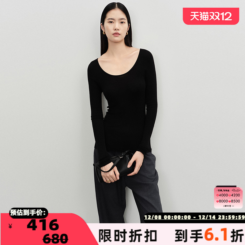 CONCISE-WHITEmax女士针织毛衣