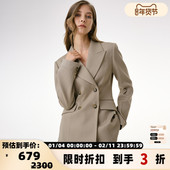 简约通勤女士休闲西服外套挺括正装 INSPIRE&STORIES 收腰修身