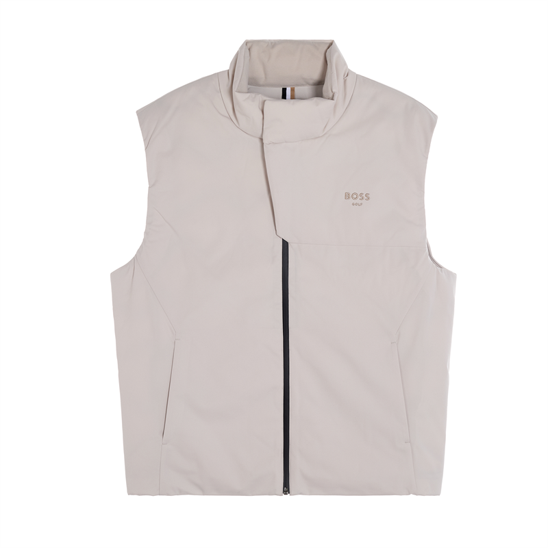 HUGO BOSS 秋冬新款男士立领拉链羽绒背心银泰百货 301574