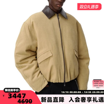 ADER ERROR 25新款男女同款翻领拉链棉服夹克银泰百货 301574