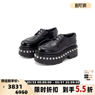 女士休闲德比鞋 春夏新款 银泰百货精品301574 WANG ALEXANDER