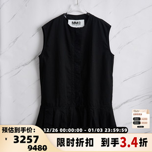 Margiela潮流都市女士蕾丝提花无袖 Maison 连衣裙301596 断码