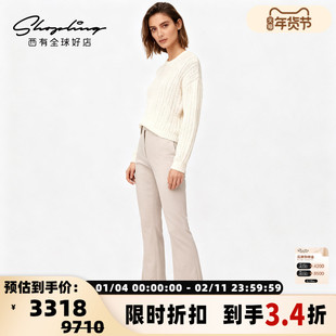 BC/Brunello Cucinelli 简约舒适女士直筒休闲裤银泰