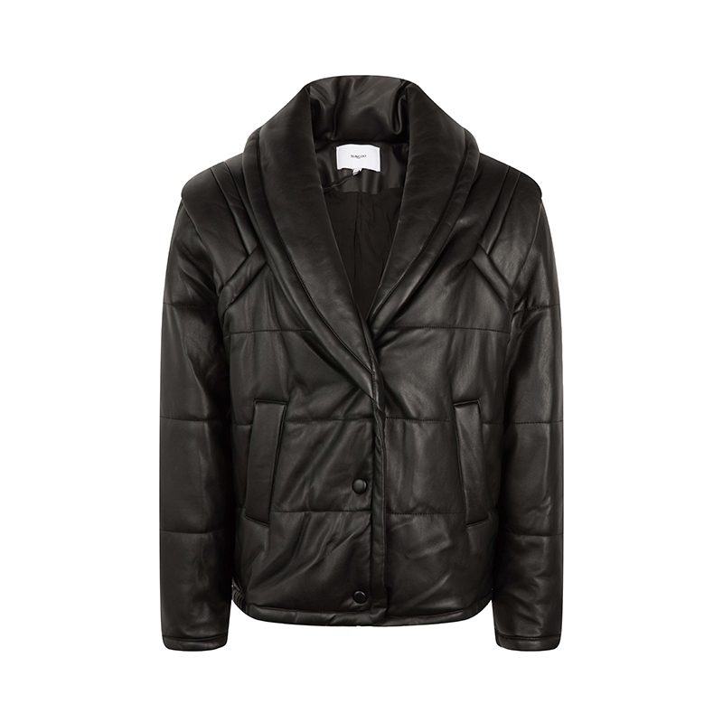 suncoo日常商务通勤单排扣棉衣