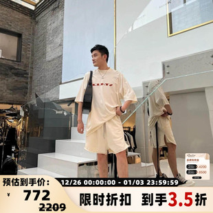 T恤银泰百货精品 RICK 中性字母印花上衣长袖 春夏款 301596 OWENS