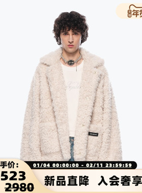 ANN ANDELMAN  秋冬新款男女同款立领毛毛外套银泰百货 301286