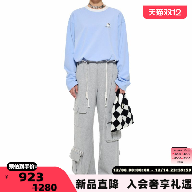 AlexiaSandra工装卫裤多口袋