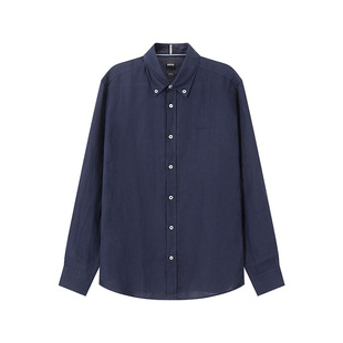 Boss雨果博斯 银泰百货 男士 衬衫 300095 black系列长袖 Hugo