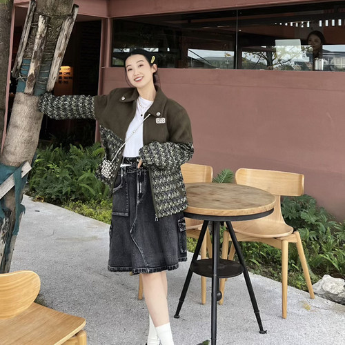 SHROENRO小香拼接外套