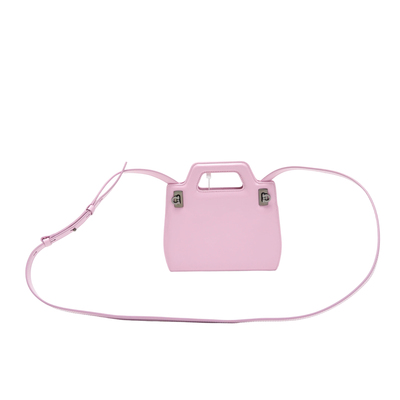 SALVATORE FERRAGAMO女士开合搭扣小号单肩手提包银泰百货 301596